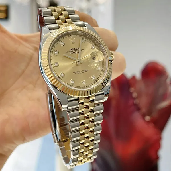 Đồng Hồ Nam Rolex Datejust 41mm Steel Yellow Gold 126333-0012 Màu Bạc Vàng - Đồng hồ - Vua Hàng Hiệu