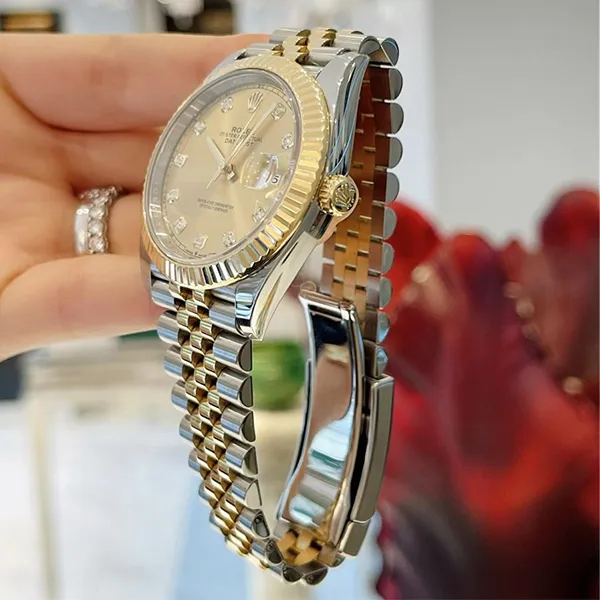 Đồng Hồ Nam Rolex Datejust 41mm Steel Yellow Gold 126333-0012 Màu Bạc Vàng - Đồng hồ - Vua Hàng Hiệu