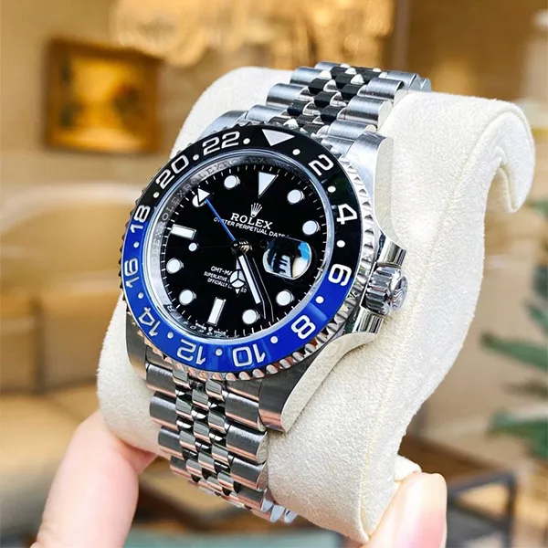 Đồng Hồ Nam Rolex GMT-Master II Stainless Steel 126710-0002 Màu Bạc Xanh - Đồng hồ - Vua Hàng Hiệu
