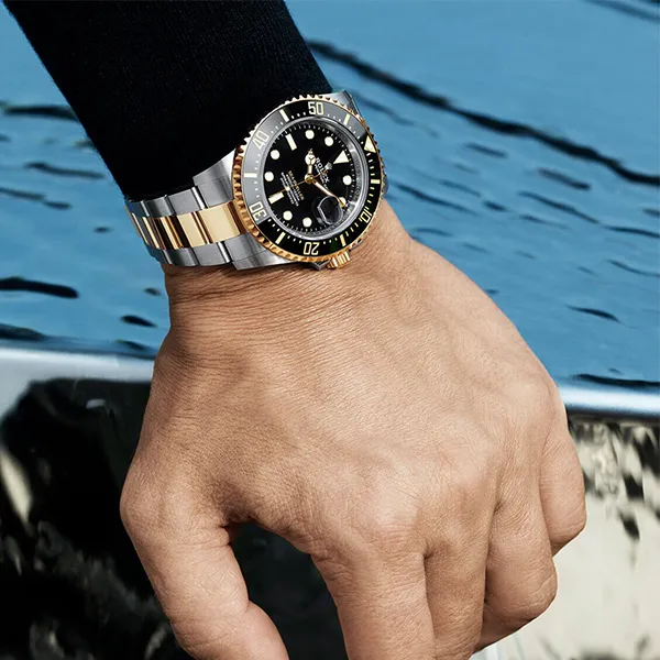 Đồng Hồ Nam Rolex Sea Dweller 43mm 126603-0001 Màu Bạc Đen - Đồng hồ - Vua Hàng Hiệu