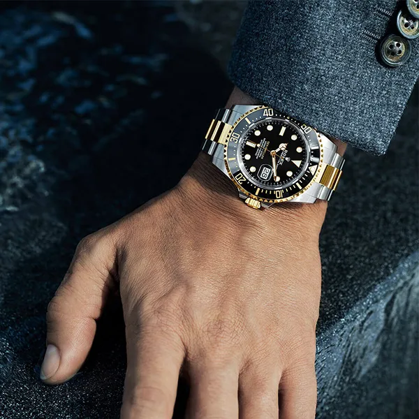 Đồng Hồ Nam Rolex Sea Dweller 43mm 126603-0001 Màu Bạc Đen - Đồng hồ - Vua Hàng Hiệu