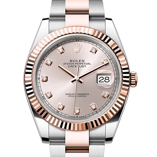 Đồng Hồ Nam Rolex Steel Datejust 41mm 126331-0007 Màu Demi (Vàng Hồng - Bạc) - Đồng hồ - Vua Hàng Hiệu