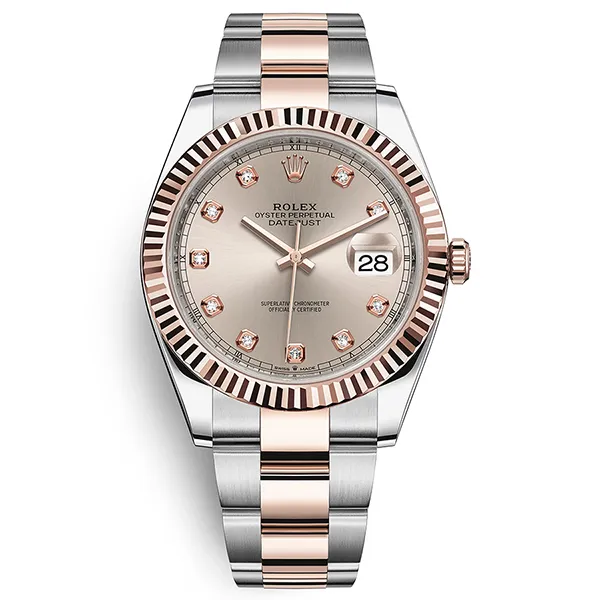 Đồng Hồ Nam Rolex Steel Datejust 41mm 126331-0007 Màu Demi (Vàng Hồng - Bạc) - Đồng hồ - Vua Hàng Hiệu