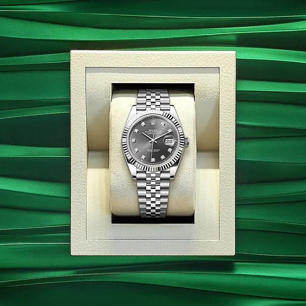 Đồng Hồ Nam Rolex Steel Datejust 41mm Jubilee Grey 126334-0006 Màu Bạc - Đồng hồ - Vua Hàng Hiệu