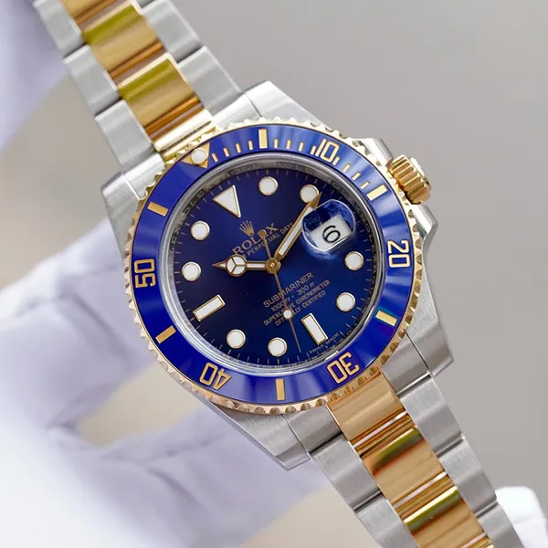 Đồng Hồ Nam Rolex Submariner Date 40mm Stainless Steel And Gold Blue 116613LB-0005 Phối Màu - 1