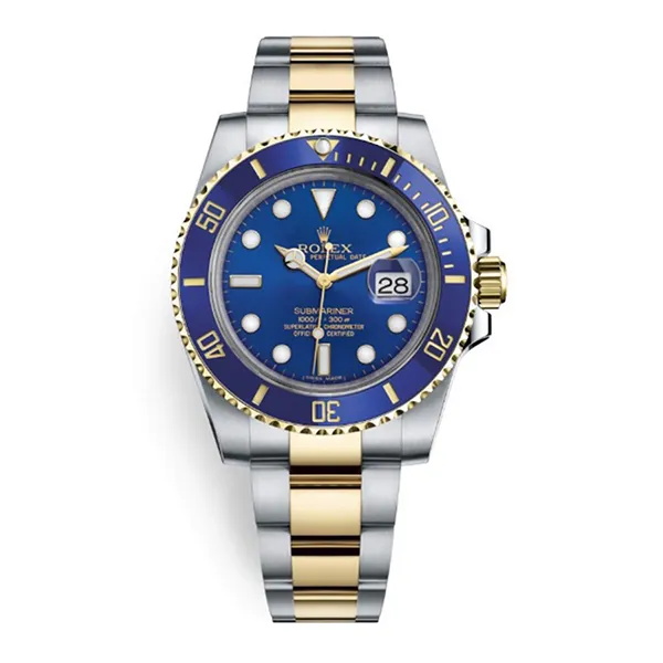 Đồng Hồ Nam Rolex Submariner Date 40mm Stainless Steel And Gold Blue 116613LB-0005 Phối Màu - 3