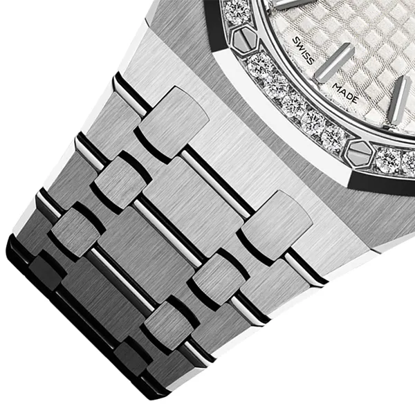 Đồng Hồ Nữ Audemars Piguet Royal Oak 33mm White Dial 67651ST.ZZ.1261ST.01 Màu Bạc
