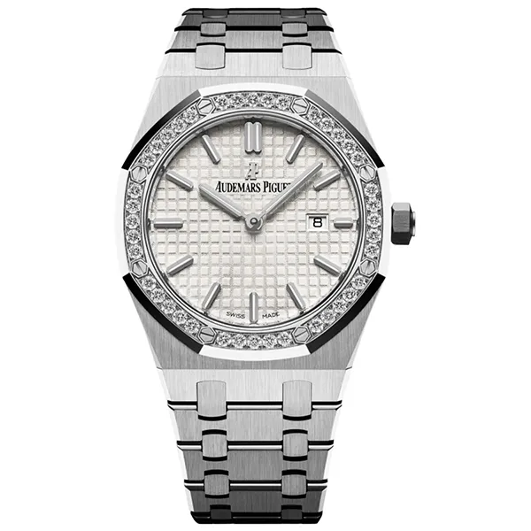 Đồng Hồ Nữ Audemars Piguet Royal Oak 33mm White Dial 67651ST.ZZ.1261ST.01 Màu Bạc