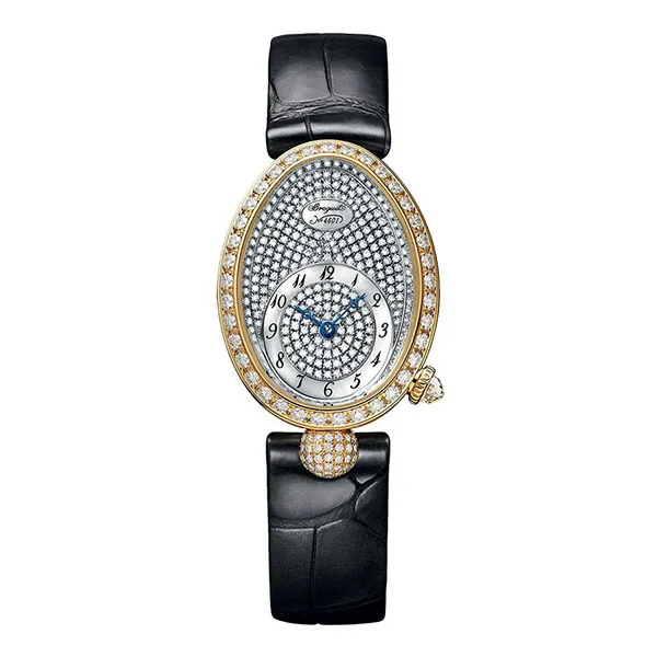 Đồng Hồ Nữ Breguet Automatic Mini Watch 8928BA/8D/944/DD0D3L Màu Vàng