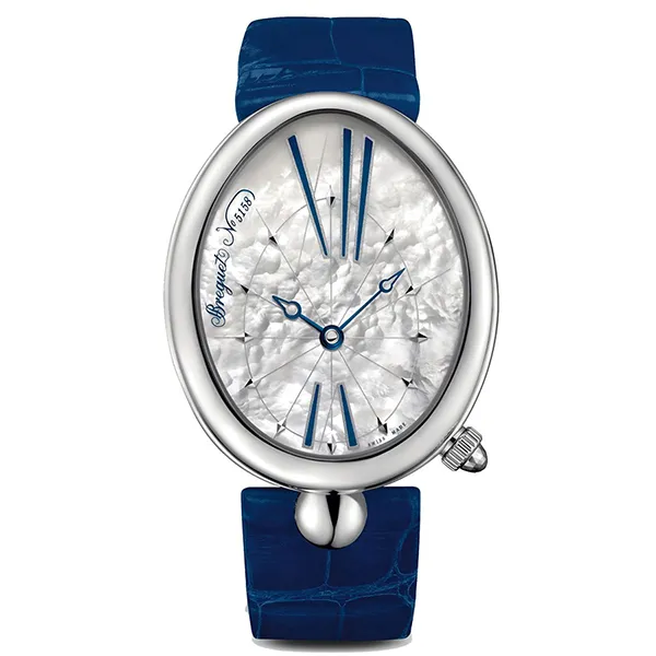 Đồng Hồ Nữ Breguet Reine De Automatic 35mm Ladies 8967ST/51/986 Màu Xanh Bạc