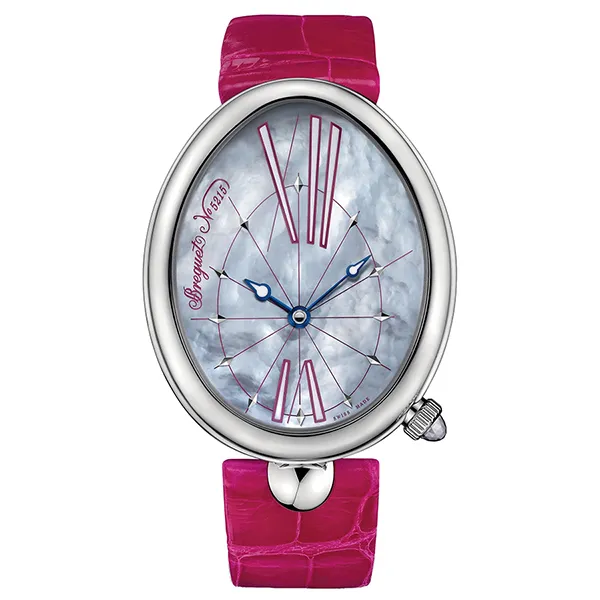 Đồng Hồ Nữ Breguet Reine De Automatic 35mm Ladies 8967ST/G1/986 Màu Hồng Phối Bạc
