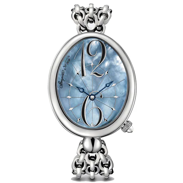 Đồng Hồ Nữ Breguet Reine de Automatic 35mm Ladies 8967ST/V8/J50 Màu Xanh Bạc