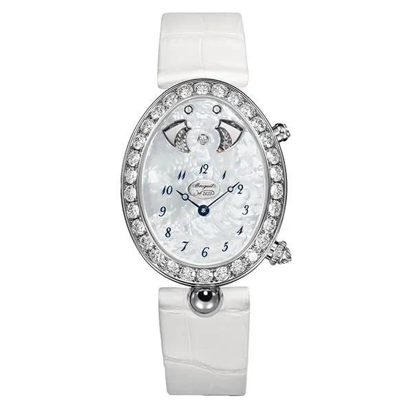 Đồng Hồ Nữ Breguet Reine De Naples Grande Complication 8978BB/58/974/D00D3L Màu Trắng Bạc