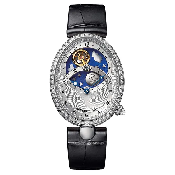 Đồng Hồ Nữ Breguet Reine De Naples Juor/Nuit 8998BB/11/974/D00D Màu Đen Bạc