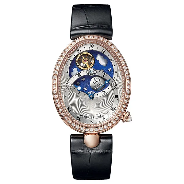 Đồng Hồ Nữ Breguet Reine De Naples Juor/Nuit 8998BR/11/974/D00D Màu Đen Vàng Hồng