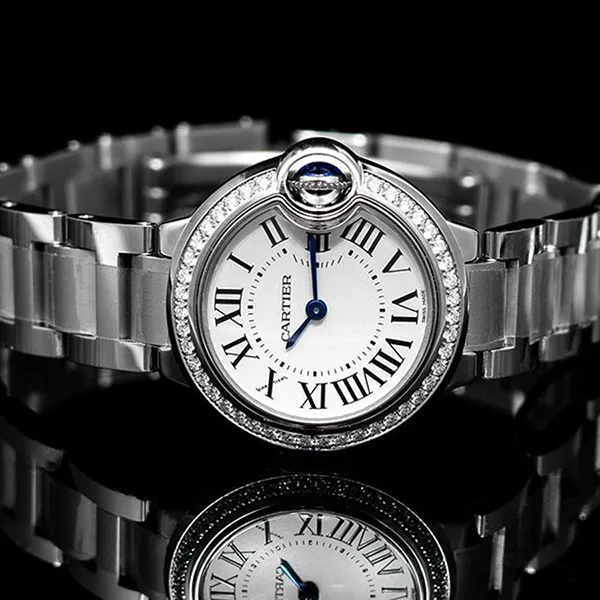 Đồng Hồ Nữ Cartier Ballon Bleu De 28mm W4BB0015 Màu Bạc Trắng - Đồng hồ - Vua Hàng Hiệu
