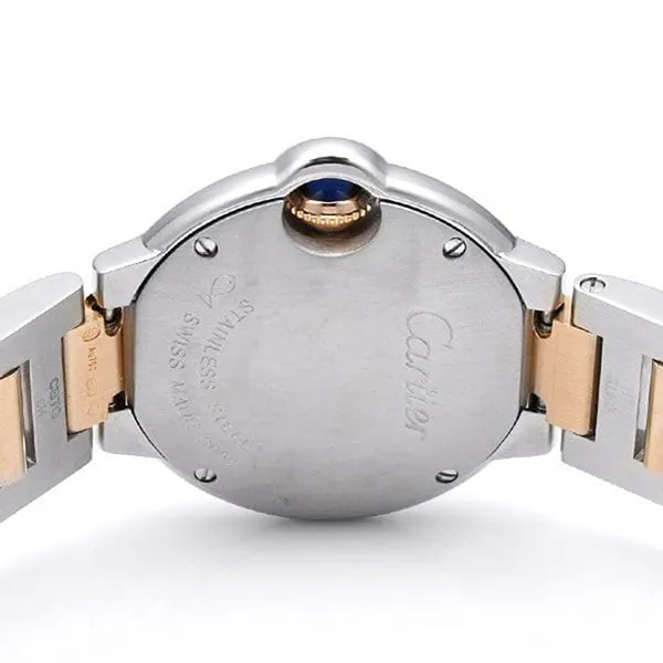 Đồng Hồ Nữ Cartier Ballon Bleu De 28mm WE902052 Màu Demi (Vàng Hồng – Bạc)