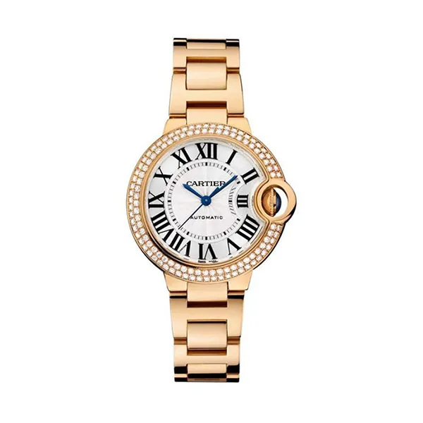 Đồng Hồ Nữ Cartier Ballon Bleu De 33mm WE902064 Rose Màu Trắng / Vàng Hồng