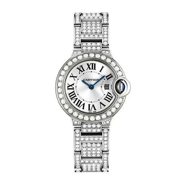 Đồng Hồ Nữ Cartier Ballon Bleu De Cartier 28mm WE9003ZA Màu Trắng Bạc - Đồng hồ - Vua Hàng Hiệu