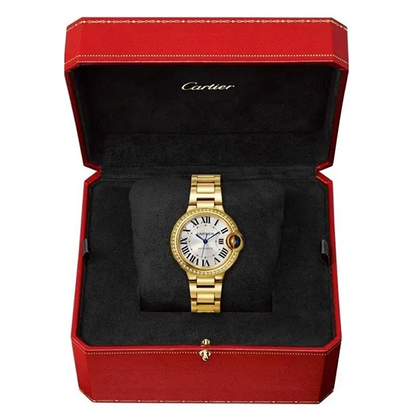 Đồng Hồ Nữ Cartier Ballon Bleu De Cartier 33mm WJBB0042 Gold Màu Vàng Trắng