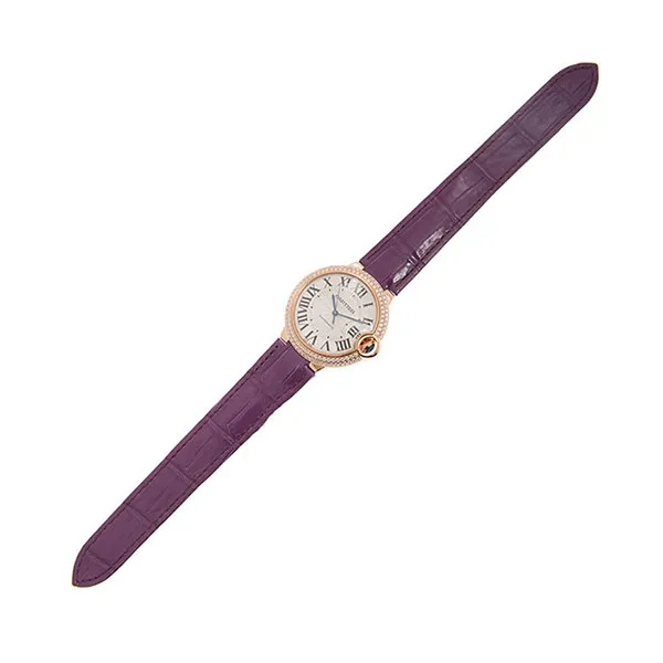 Đồng Hồ Nữ Cartier Ballon Bleu De Cartier 36mm WJBB0009 Violet Màu Tím / Vàng Hồng