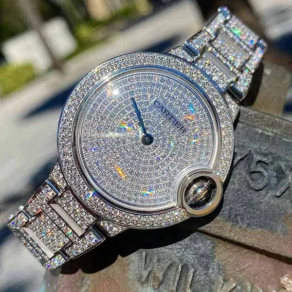 Đồng Hồ Nữ Cartier Ballon Bleu De HPI00562 33mm Màu Trắng Bạc
