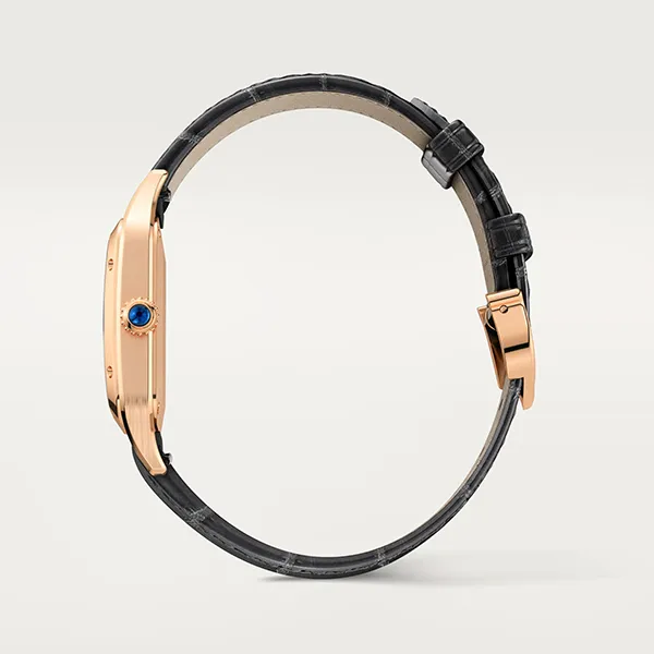 Đồng Hồ Nữ Cartier Santos Dumont WGSA0022 38mm Màu Xám/ Vàng Hồng