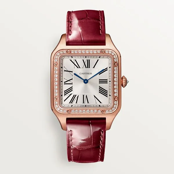 Đồng Hồ Nam Cartier Santos Dumont WJSA0016 43.5mm Màu Đỏ/ Vàng Hồng - Đồng hồ - Vua Hàng Hiệu