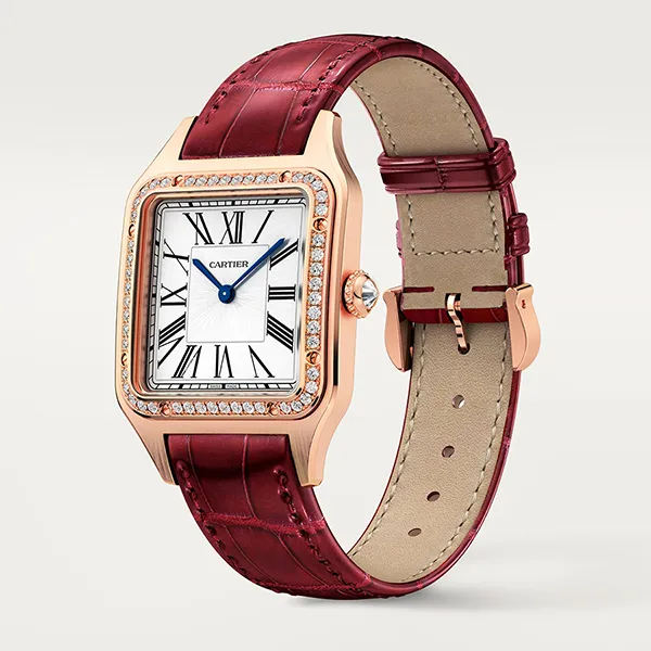 Đồng Hồ Nam Cartier Santos Dumont WJSA0016 43.5mm Màu Đỏ/ Vàng Hồng - Đồng hồ - Vua Hàng Hiệu