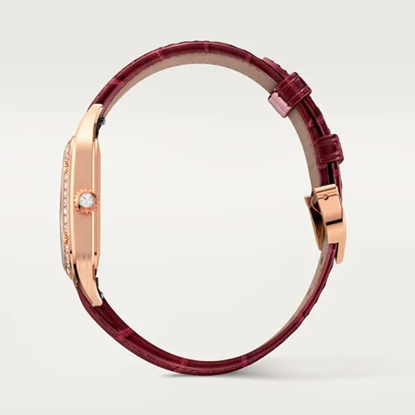 Đồng Hồ Nữ Cartier Santos Dumont WJSA0017 38mm Màu Đỏ/ Vàng Hồng