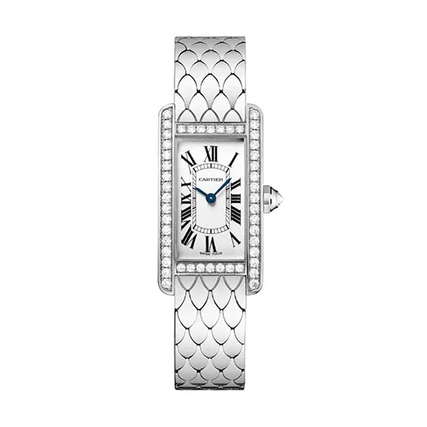Đồng Hồ Nữ Cartier Tank Américaine WB710009 34.8mm Màu Bạc
