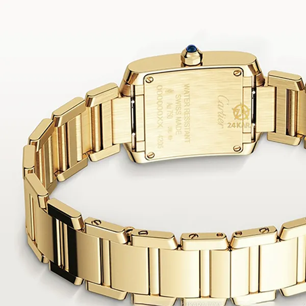 Đồng Hồ Nữ Cartier Tank Francaise WGTA0031 25mm Màu Vàng