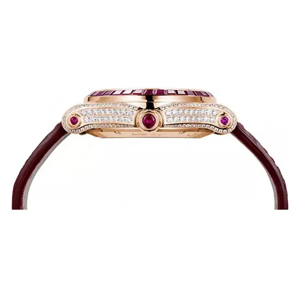 Đồng Hồ Nữ Chopard 274891-5004 Happy Sport Diamonds Rubies 36mm Màu Đỏ
