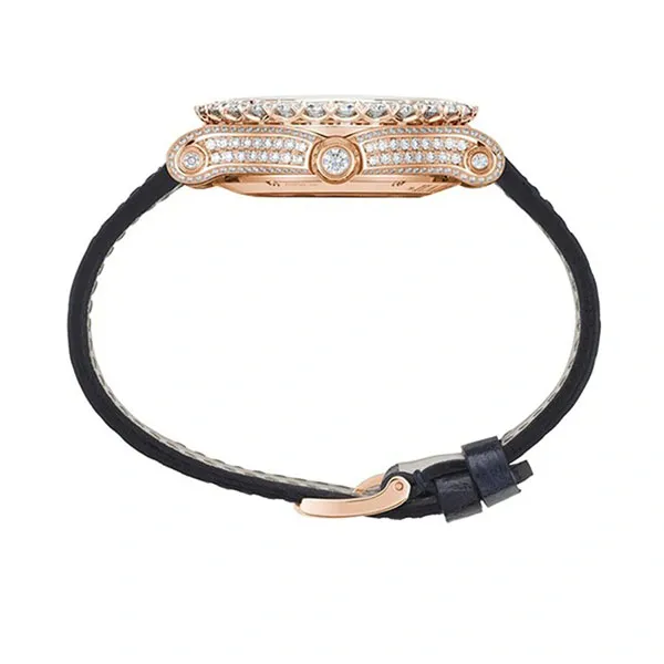 Đồng Hồ Nữ Chopard Happy Sport 274809-5001 Joaillerie 18K Diamond 36mm Màu Đen Trắng