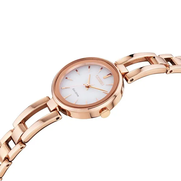 Đồng Hồ Nữ Citizen Axiom Eco-Drive EM0633-53A Màu Vàng Hồng