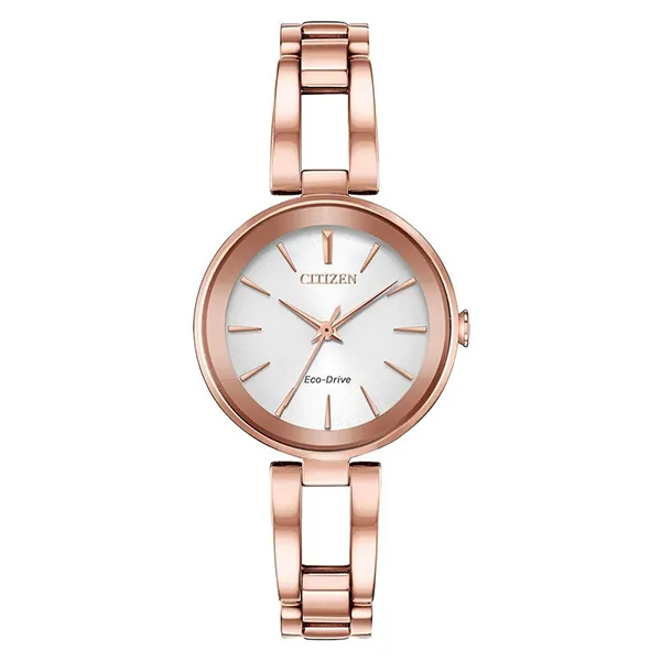 Đồng Hồ Nữ Citizen Axiom Eco-Drive EM0633-53A Màu Vàng Hồng