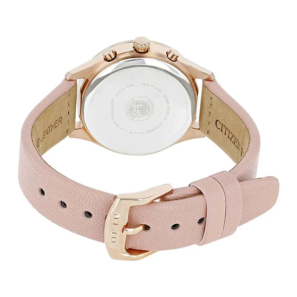 Đồng Hồ Nữ Citizen Eco-Drive Chronograph Women's Watch FB1443-08A Màu Hồng