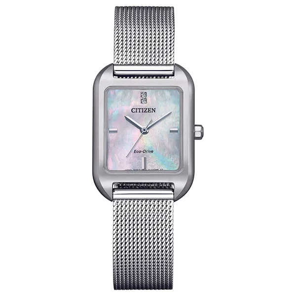 Đồng Hồ Nữ Citizen Eco-Drive EM0491-81D Màu Bạc