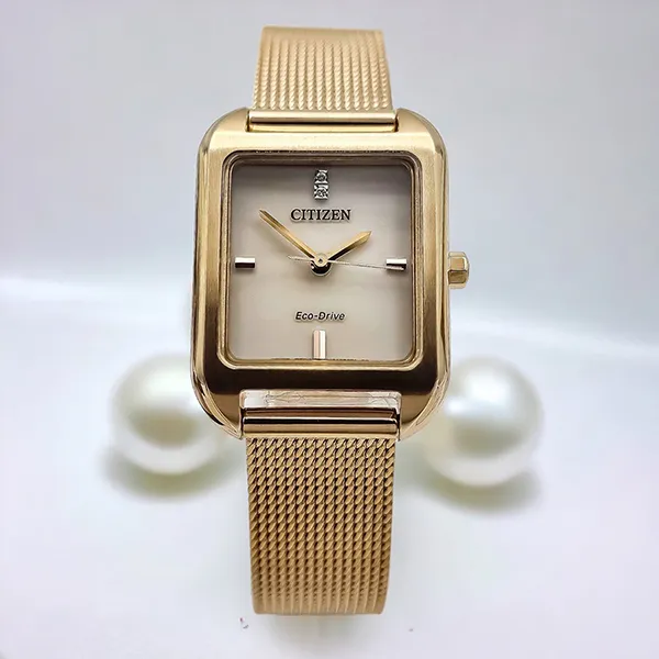 Đồng Hồ Nữ Citizen Eco-Drive EM0493-85P Màu Vàng Hồng - Đồng hồ - Vua Hàng Hiệu