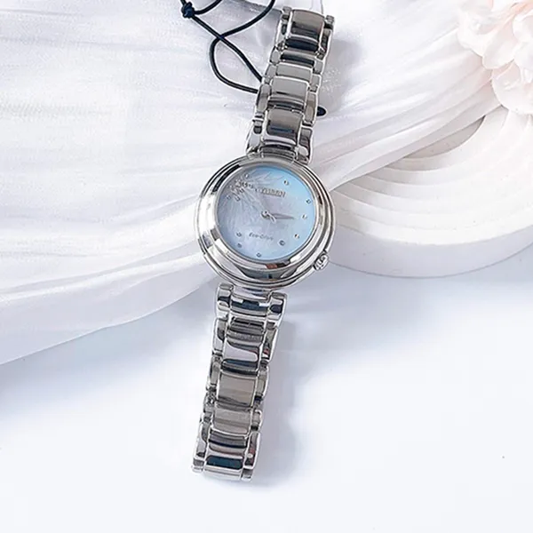 Đồng Hồ Nữ Citizen Eco-Drive EM0580-58N Màu Bạc