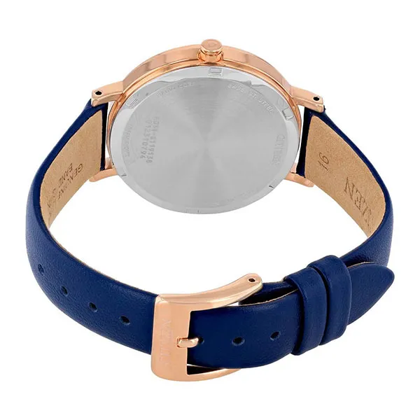 Đồng Hồ Nữ Citizen Eco-Drive EM0763-07A Màu Xanh Bạc