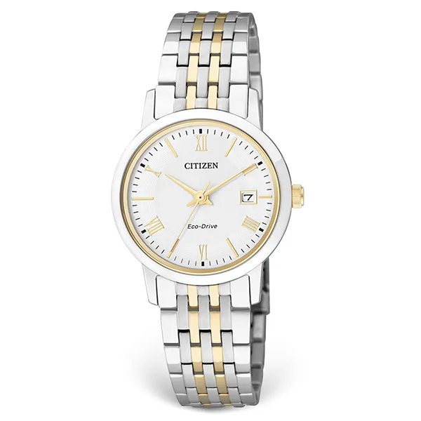 Đồng Hồ Nữ Citizen Eco Drive Watch EW1584-59A Màu Bạc Trắng