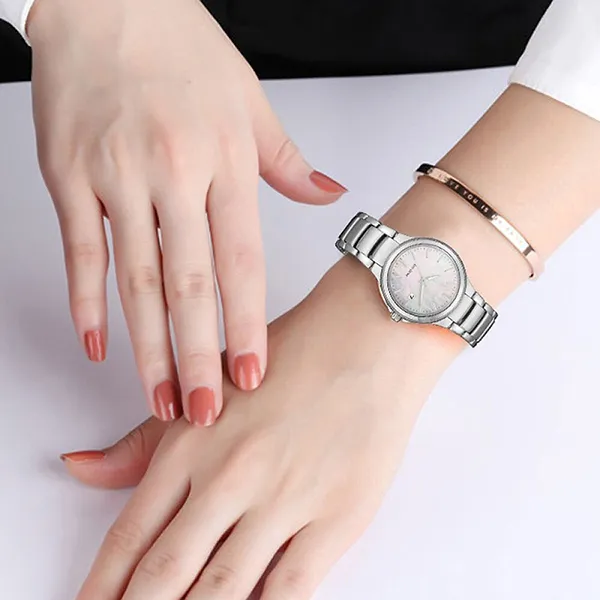 Đồng Hồ Nữ Citizen Eco-Drive EW2520-56Y Màu Bạc - Đồng hồ - Vua Hàng Hiệu