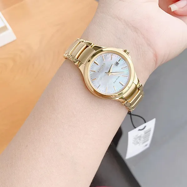 Đồng Hồ Nữ Citizen Eco-Drive EW2522-51D Màu Vàng