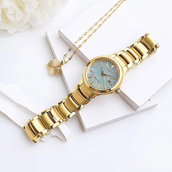 Đồng Hồ Nữ Citizen Eco-Drive EW2522-51D Màu Vàng