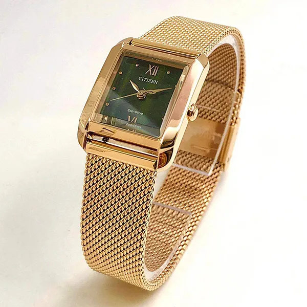 Đồng Hồ Nữ Citizen Eco-Drive EW5593-72X Màu Xanh/ Vàng Hồng - Đồng hồ - Vua Hàng Hiệu