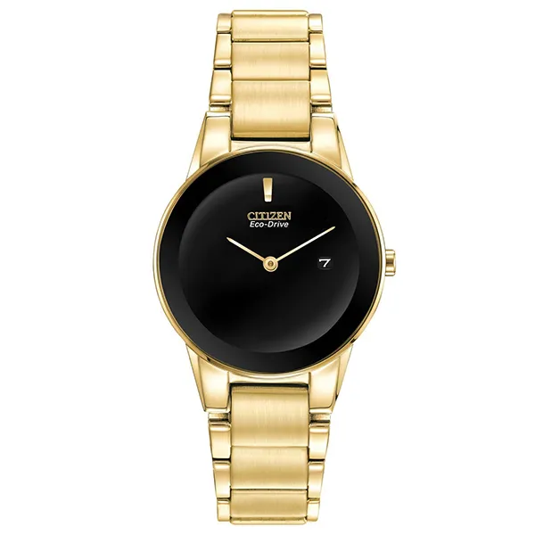 Đồng Hồ Nữ Citizen Eco-Drive GA1052-55E Màu Vàng Đen