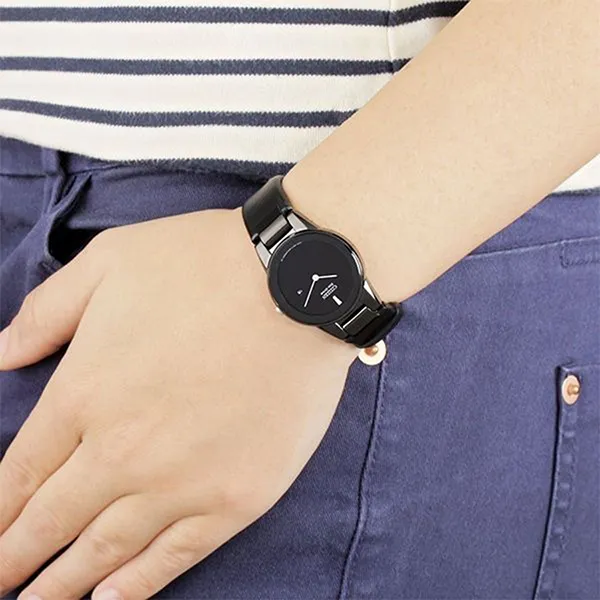 Đồng Hồ Nữ Citizen Eco-Drive GA1055-06E Dây Da Màu Đen - Đồng hồ - Vua Hàng Hiệu