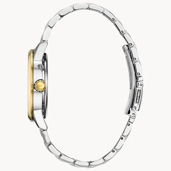 Đồng Hồ Nữ Citizen Eco-Drive World time FC8004-54D Màu Vàng Bạc