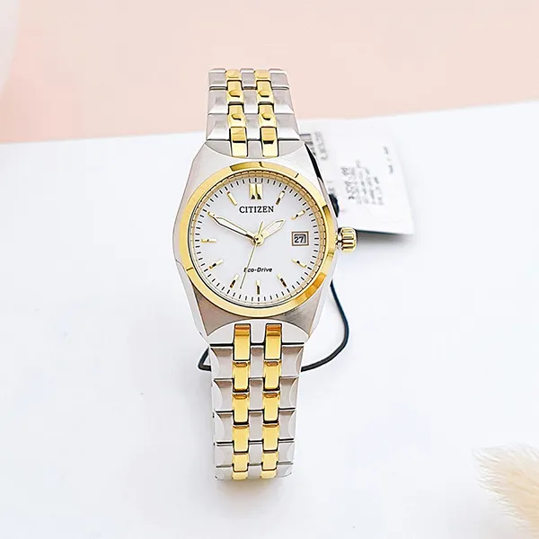 Đồng Hồ Nữ Citizen EW2299-50A Màu Vàng Bạc - Đồng hồ - Vua Hàng Hiệu